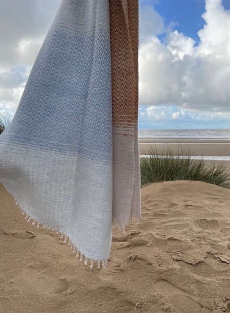 ‘Formby Beach’ scarf